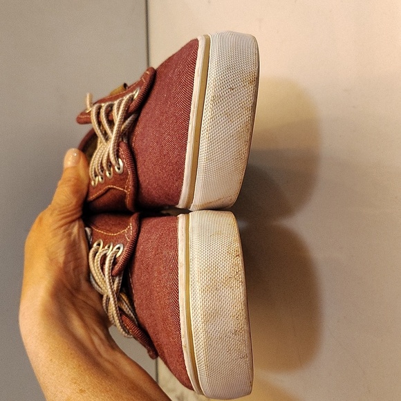 Vans Chima Ferguson Maroon Red Size 7 Mens Lace Up Canvas Skateboard Sneakers - Picture 3 of 9